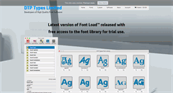 Desktop Screenshot of dtptypes.com