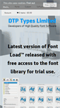 Mobile Screenshot of dtptypes.com